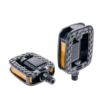 1 Paar Fahrrad Pedalen Büchel Reflektoren Trekking City Bike Antirutsch Grau – Bild 3