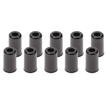 Promax 10 Stück Endkappe Hülsen Aussenhülle Bremszug Fahrrad Ø5mm Stahl Schwarz Eloxiert – Bild 4