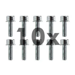 10 Stück WÜRTH Kombi Schrauben M5x16 Edelstahl Mit U Scheibe (DIN 6902)-A2-70