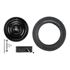 12 1/2 Zoll Scheibenrad Laufradsatz Kenda Reifen 47-203 AV Klaufix DDR Seifenkiste Bausatz