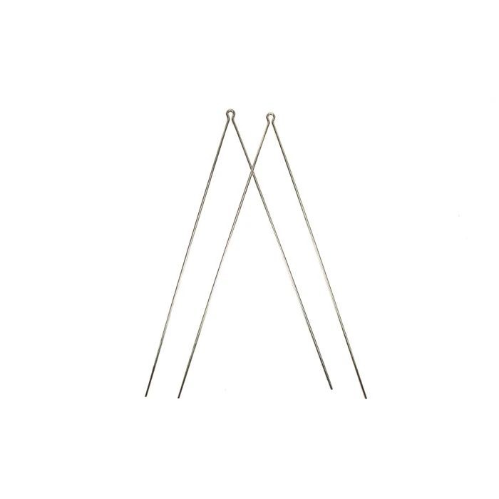 Messingschlager 2 Stück 26 Zoll Fahrrad Schutzblech V Strebe Befestigungs SET Verstellbar 300-320mm V2A Rostfrei – Bild 2