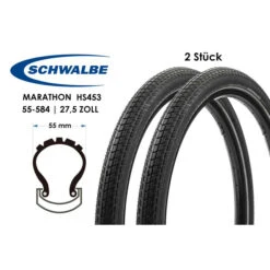 2 Stück 27.5 Zoll Schwalbe Super Moto X 62-584 Fahrrad Reifen SET 27.5x2.40 HS439