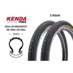 2 Stück CONTINENTAL Contact Cruiser 26x2.2 Fahrrad Reifen 55-559 Reflex Pannenschutz