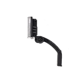 2 StĂŒck Fahrrad Reflektor Weiss Katzenauge Strahler Frontstrahler Vorne Mit Halterung â Bild 3