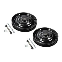 2 Stück Sechskant Mutter M10x1 SW15 Stahl Hinterrad Achse Nabe HR Screw Nut