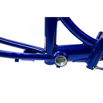 20 Zoll Alu Klapprad Rahmen V-Brake Naben Schaltung RH 27cm Blau Metallic B-Ware – Bild 5