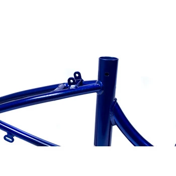 20 Zoll Alu Klapprad Rahmen V-Brake Naben Schaltung RH 27cm Blau Metallic B-Ware – Bild 6