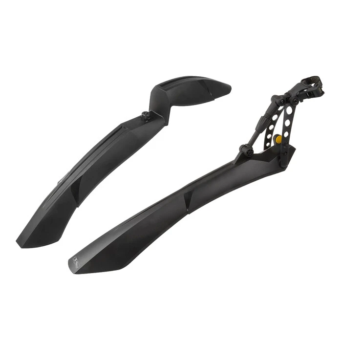 26-28 Zoll Fahrrad Schutzblech Überlauf Strebe Befestigung 340mm Ø 5mm Alu Schwarz – Bild 2