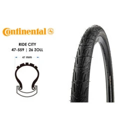 26 Zoll Fahrrad Reifen DSI 26x2.00 Mountain Bike MTB 50-559