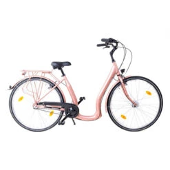 28 Zoll Alu Fahrrad City Bike Bequemer Tiefer Einstieg 7 Gang Rücktritt Türkis