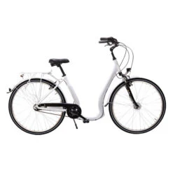 28 Zoll Alu Fahrrad City Bike Damen 7 Gang Nabenschaltung Tiefeinsteiger Saphir Blau