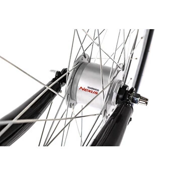 28 Zoll Alu Fahrrad City Bike Damen 7 Gang Nabenschaltung Tiefeinsteiger Piano Weiss – Bild 5