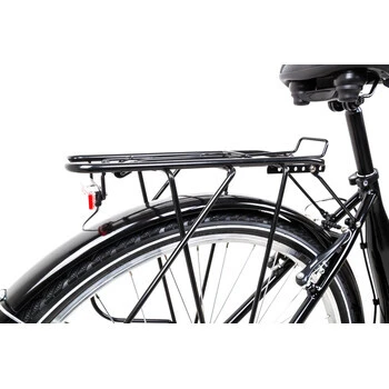 28 Zoll Alu Fahrrad City Bike Damen 7 Gang Nabenschaltung Tiefeinsteiger Schwarz Glanz – Bild 5