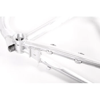 28 Zoll Alu Fahrrad Rahmen Trekking Damen Bike Pedelec 45cm Poliert Frame – Bild 5