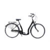 28 Zoll Aluminium City Bike Tiefeinsteiger Fahrrad Shimano 7 Gang Nexus LED Dunkelgrün