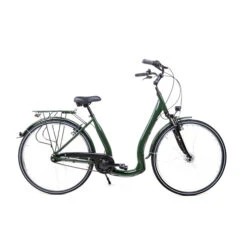 28 Zoll City Bike Alu Fahrrad 7 Gang Rücktritt Tiefeinsteiger Hellgrün