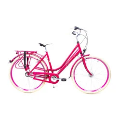 28 Zoll Fahrrad Damen City Nostalgie Retro Bike Tourenrad Shimano 3 Gang Nabe Trommelbremse