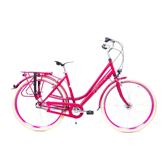 28 Zoll Fahrrad Damen City Nostalgie Retro Bike Tourenrad Shimano 3 Gang Nabe Trommelbremse