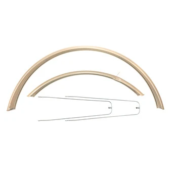28 Zoll Fahrrad Schutzblech Set 55mm Breit City Trekking Bike Mud Guard Beige B-Ware – Bild 4