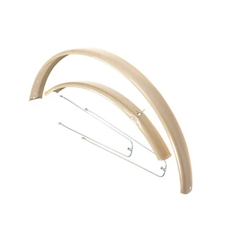 28 Zoll Fahrrad Schutzblech Set 55mm Breit City Trekking Bike Mud Guard Beige – Bild 6