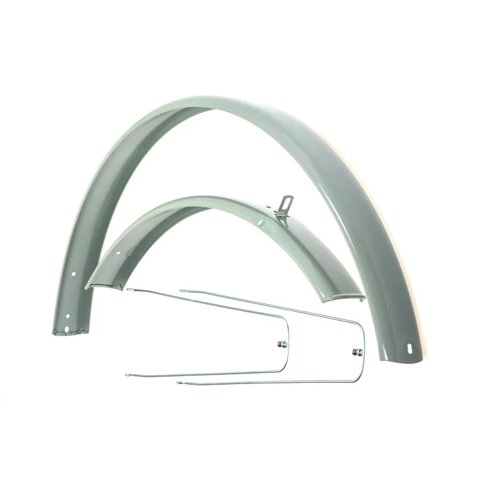 28 Zoll Fahrrad Schutzblech Set 55mm Breit City Trekking Bike Mud Guard Beige B-Ware – Bild 2