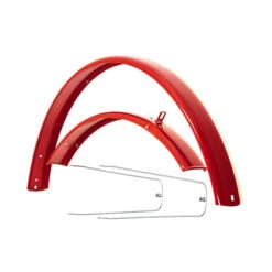 28 Zoll Fahrrad Schutzblech Set Metall VR + HR City Trekking Bike Kupfer