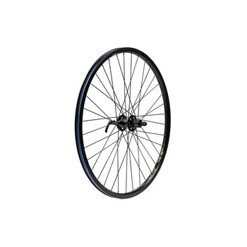 28" Zoll Laufrad Hinten SHIMANO XT Nabe Disc Freilauf 8/9/10-fach Inkl. Schnellspanner Felge EXAL Ex19 Verstärkte Speichen Schwarz – Bild 3