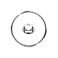 28 Zoll RYDE ANDRA 210 Hohlkammer Felge Disc Only 36 Loch Sclaverand 19x622 B-Ware