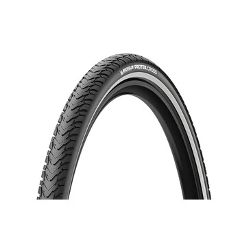 28 Zoll MICHELIN Protek Cross Fahrrad Reifen 37-622 Pannenschutz Mantel Decke Tire Reflexstreifen 700x35 C â Bild 6