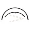 28 Zoll SKS Schutzblech SET City Trekking Fahrrad Spritzschutz 44mm Breit VR+HR