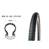 29 Zoll Fahrrad MTB Reifen PACO 29x2.20 Tire 56-622 Schwarz
