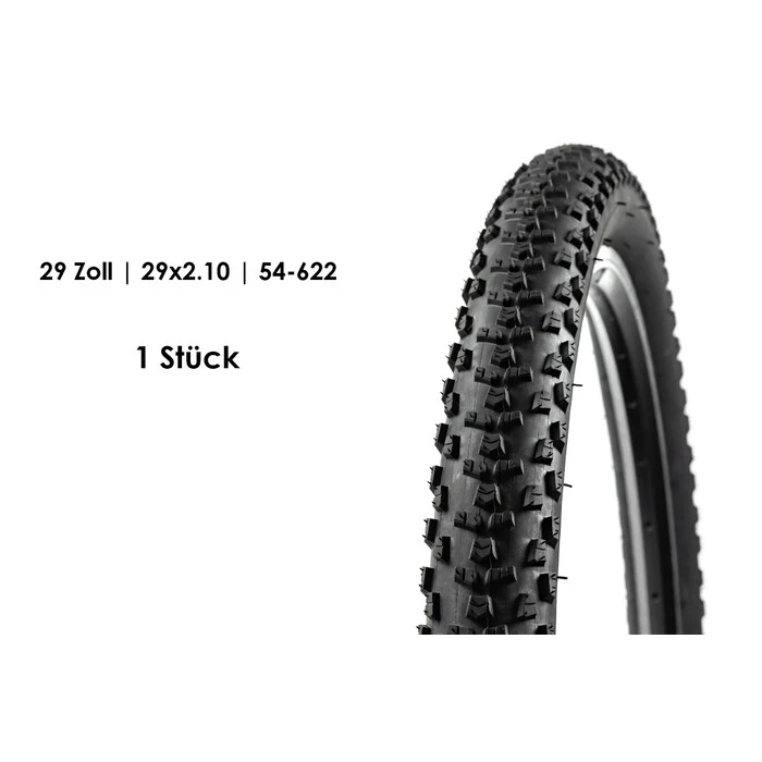 29 Zoll MTB Fahrrad Reifen 29x2.10 PACO Tires Mantel Decke 54-622 Schwarz Beige â Bild 2