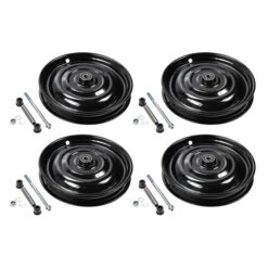 Scheibenrad Anhänger Handwagen Laufrad Rad Felge 12 1/2 Zoll Klaufix DDR Seifenkiste Blau