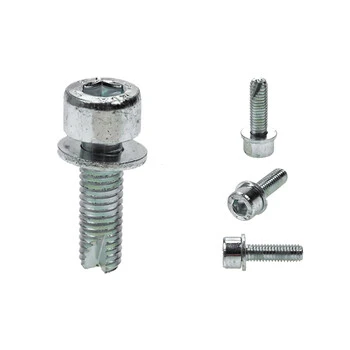 50 Stück WÜRTH Kombischraube M5x0.8x16 DIN912-SB(DIN78)-Z1(6902)-8.8-A2K Schabenut – Bild 4