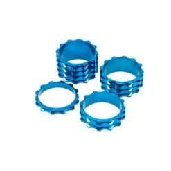 Alu A-Head Spacer Set Vorbau 4-teilig 1 1/8 Zoll Distanz Ringe 5/10/15/20 Mm Gold