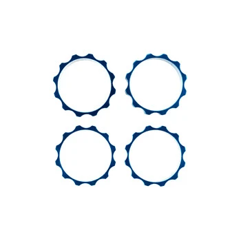 Alu A-Head Spacer Set Vorbau 4-teilig 1 1/8 Zoll Distanz Ringe 5/10/15/20 Mm Blau – Bild 6