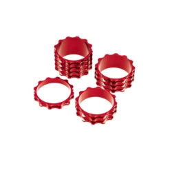 Alu A-Head Spacer Set Vorbau 4-teilig 1 1/8 Zoll Distanz Ringe 5/10/15/20 Mm Schwarz