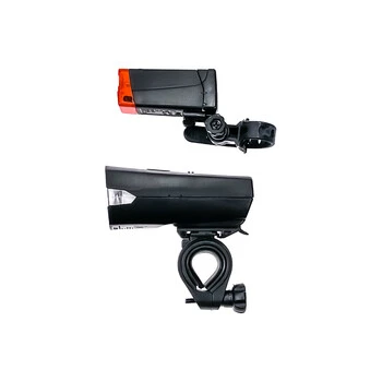 Büchel Boeder Fahrrad Beleuchtung Set Frontlicht Slim LED 12 Lux Rücklicht Mini Halterung – Bild 4