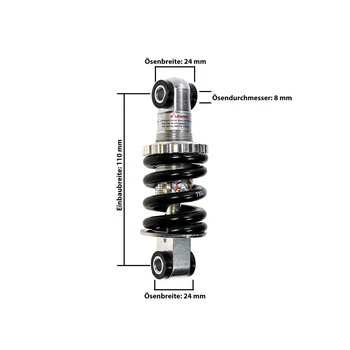 Fahrrad Rahmen Dämpfer TC Shengge 110 Mm Kinderrad 24 Mm Hinten 750 LBS – Bild 4