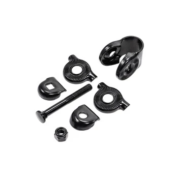 Fahrrad Sattel Kloben Sattelklemme Für Rundsteg Befestigung Sattelgestell Schwarz – Bild 6