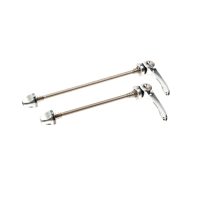 Fahrrad Schnellspanner Set MTB Trekking Laufrad VR M5x115 HR M5x151 Rot