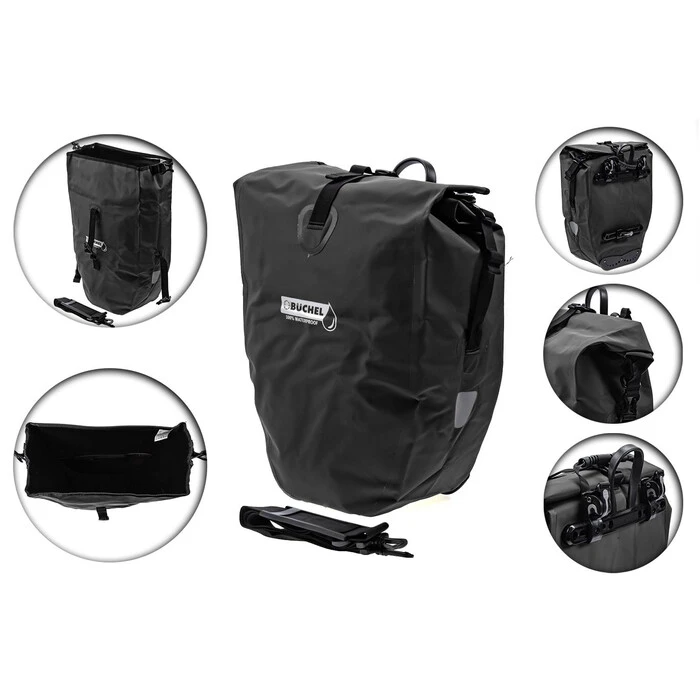 Gepäckträger Fahrrad Pack Tasche Doppelte Gepäck Transport Bike Travel Bag – Bild 2