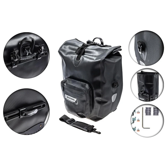 Büchel Gepäckträger Tasche 3 In 1 Rücksack
