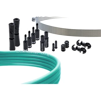 JAGWIRE Pro Shift Kit PCK508 Schaltzugset Set Aussenhülle Innenzug Türkis – Bild 3