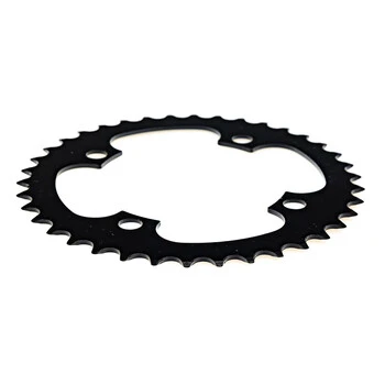 LASCO Single Kettenblatt Zahnkranz Ritzel 38 ZĂ€hne 4 Loch LK 104mm Schwarz Stahl â Bild 5