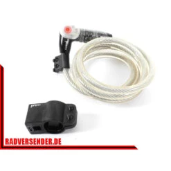 M-WAVE Fahrrad Faltschloss Disc Schloß Stahl Clip-On Halterung Mit 2 Schlüssel