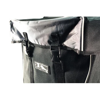 M-WAVE Gepäckträger Fahrrad Tasche Amsterdam Double Doppelt Bike Rack Reflex Reißfest – Bild 5