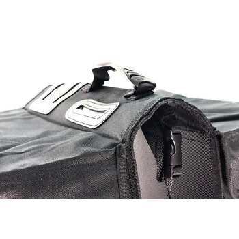 M-WAVE Gepäckträger Fahrrad Tasche Amsterdam Double Doppelt Bike Rack Reflex Reißfest – Bild 6