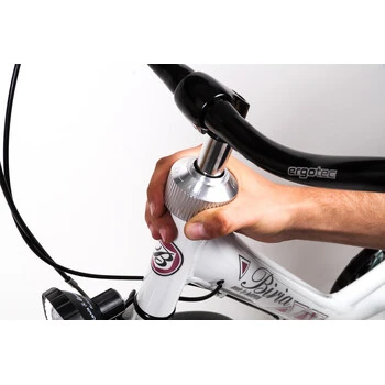 NECO Steuerkopf Lenkungsdämpfer Arretierung 1 1/8 Zoll Lock Unlock Funktion Schwarz – Bild 3