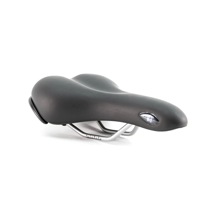 SELLE ROYAL Freeway Herren Sattel 280x155 Mm Bike Saddle Schwarz Silber Emblem B-Ware